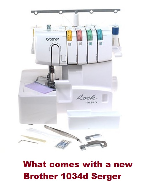 What comes with your serger image